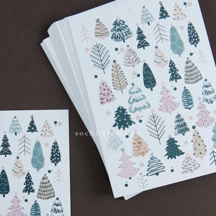 Открытка к букету "Елки" в Благовещенске