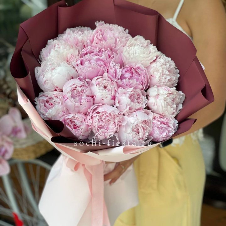 Букет с пионами №5 в Благовещенске