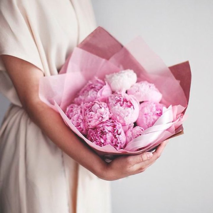 9 зефирных пионов в Благовещенске