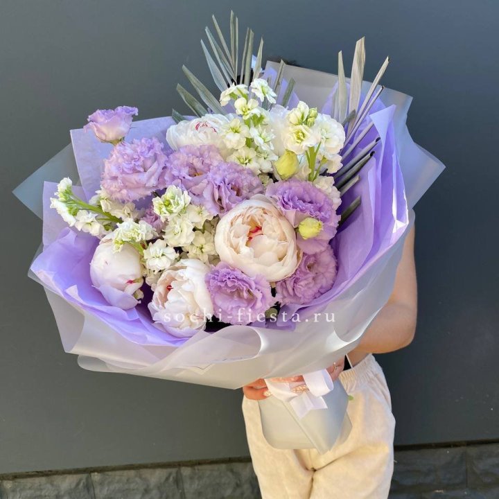  Букет "Лавандовое мороженое" в Благовещенске