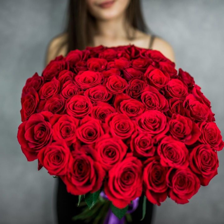 51 красная роза в Благовещенске