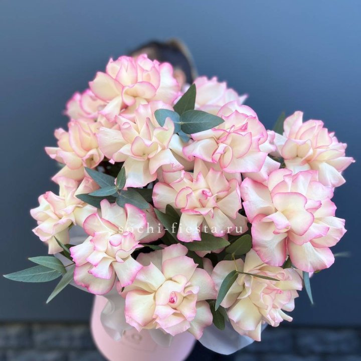 15 Французских роз Джумилия в боксе в Благовещенске