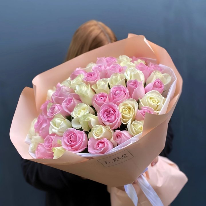 55 роз микс нежности в Благовещенске