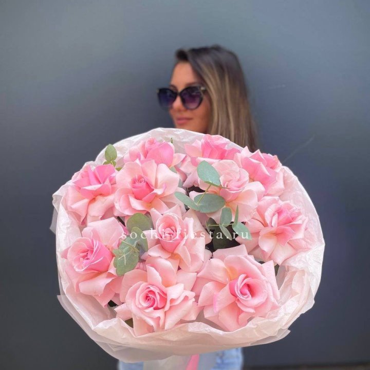 Букет роз "Минифу" в Благовещенске