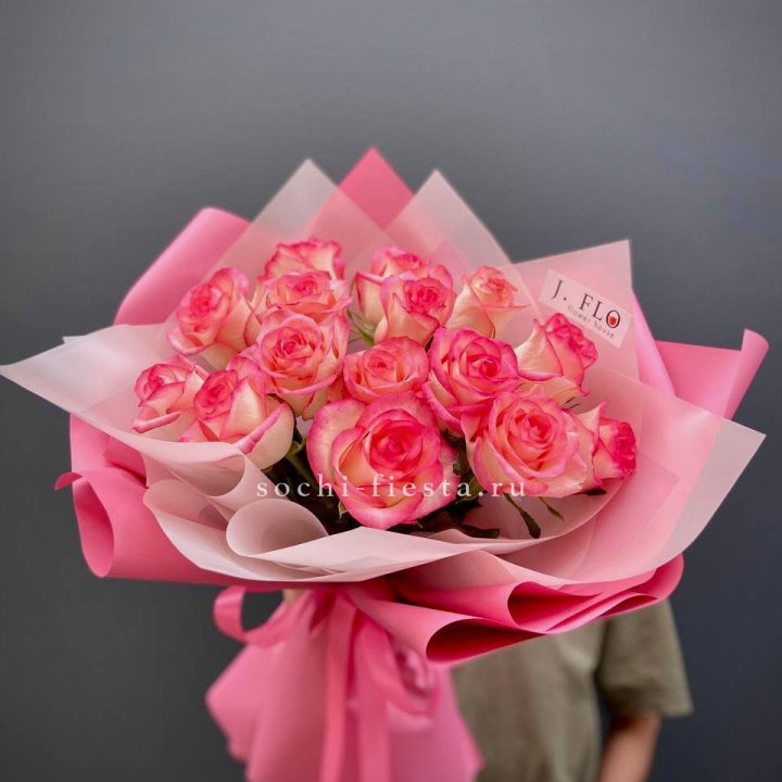 15 роз "Джумилия" в Благовещенске