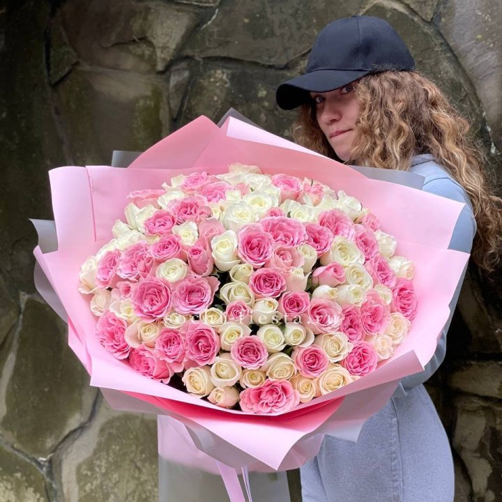 101 роза Миксбери в Благовещенске