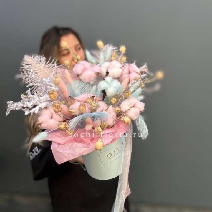 Авторский бокс с сухоцветами №2 в Благовещенске