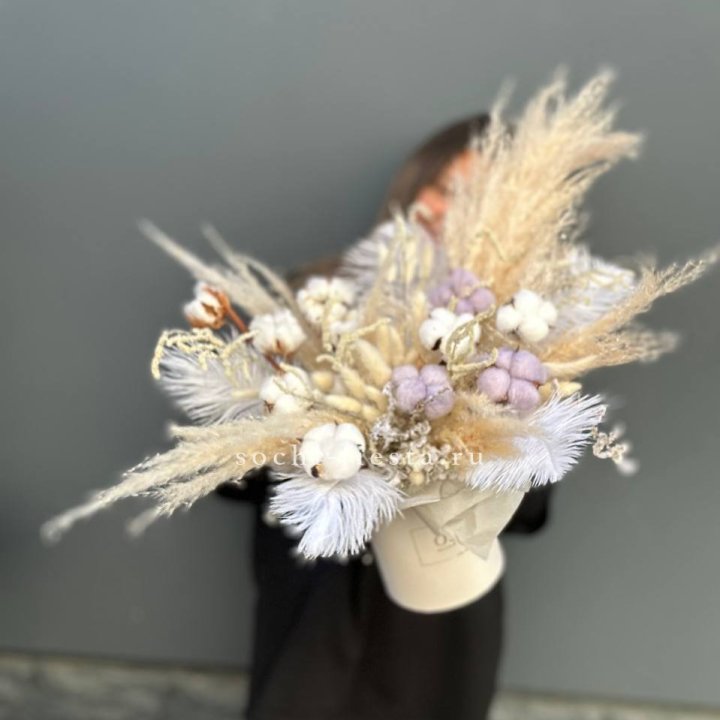 Авторский бокс с сухоцветами №3 в Благовещенске