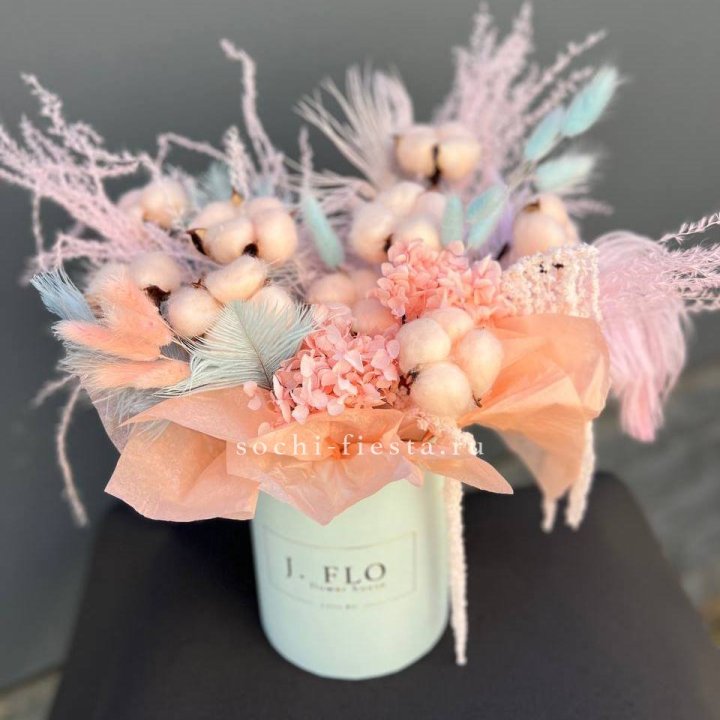 Авторский бокс с сухоцветами №3 в Благовещенске