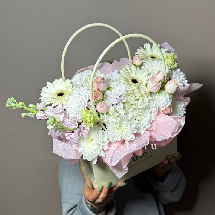 Сумочка "Белый рассвет" в Благовещенске