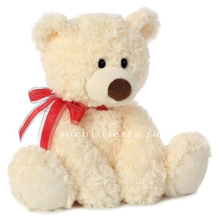 Белый плюшевый мишка  в Благовещенске