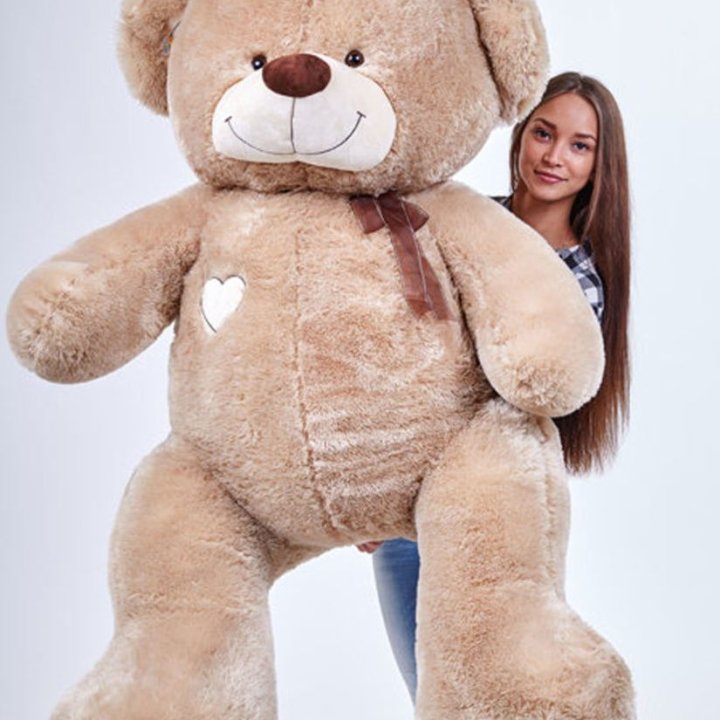 Бурый плюшевый мишка большой в Благовещенске