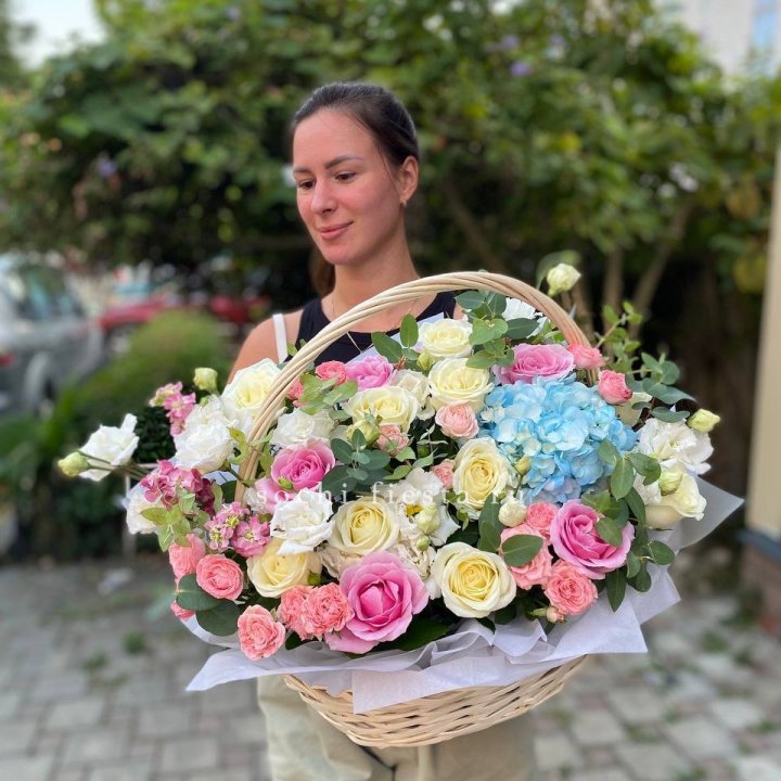 Цветочная корзина №2 в Благовещенске