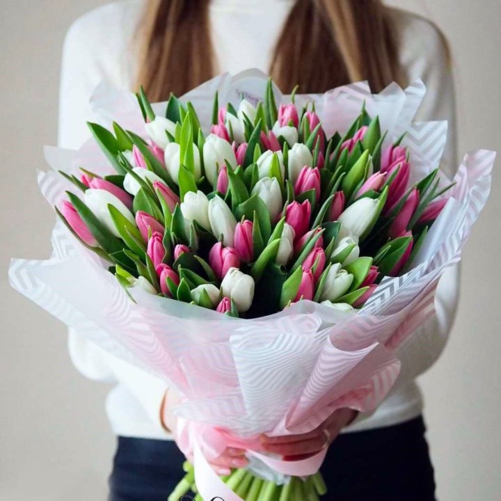 Букет тюльпанов "Лолита" в Благовещенске