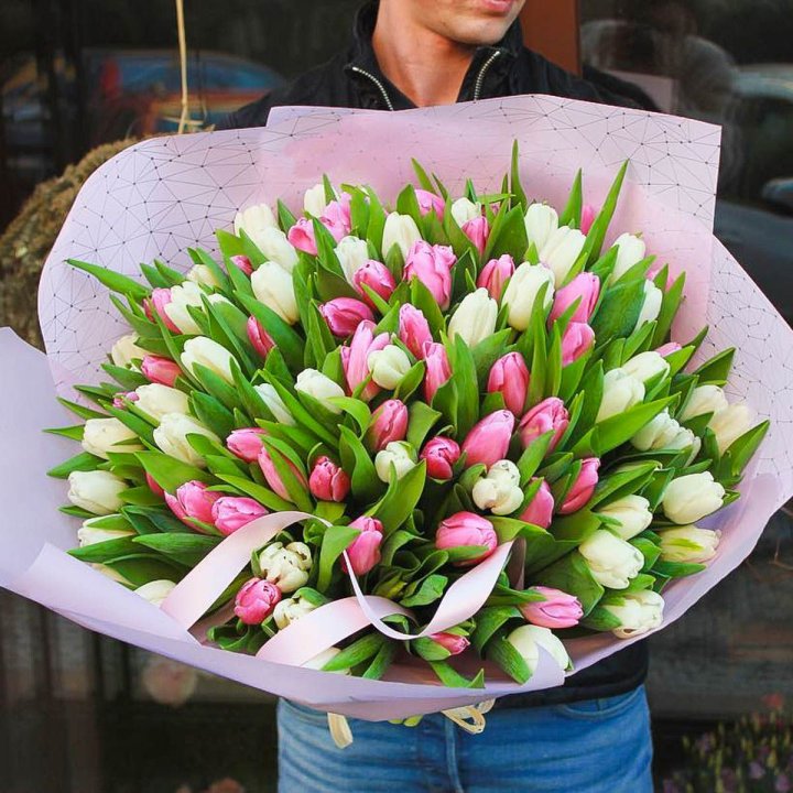 101 тюльпан микс в Благовещенске